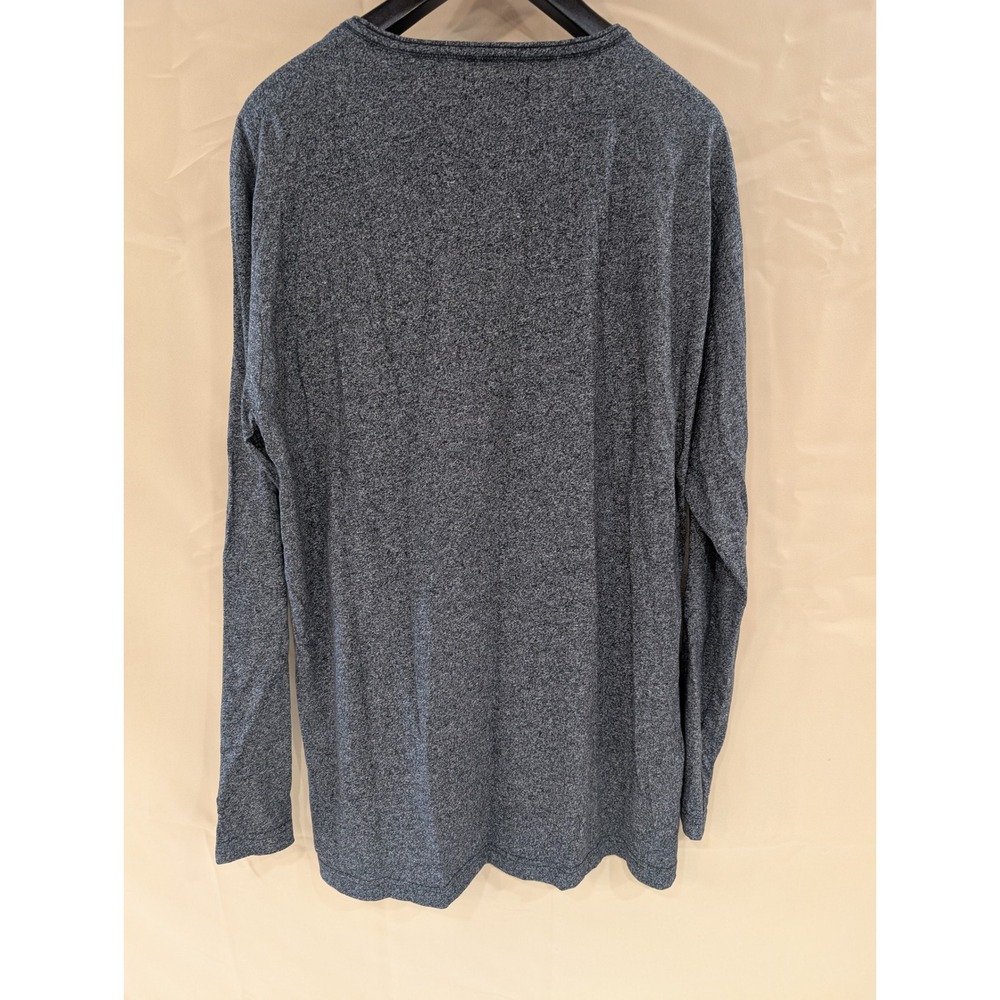 Michael Brandon Mens XXL Long Sleeve V Neck T-Shirt Casual Heather Gray - Picture 4 of 5